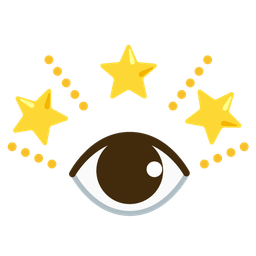 eye and glowing star