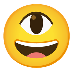 Eye and Grinning face with big eyes