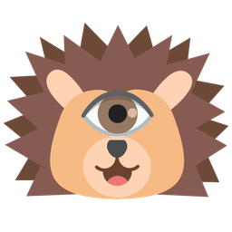 eye and hedgehog