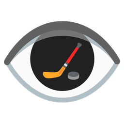 eye and ice hockey