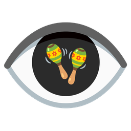 eye and maracas
