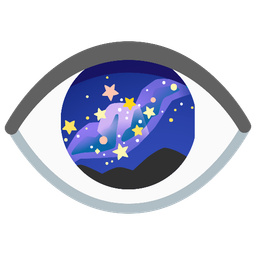 eye and milky way