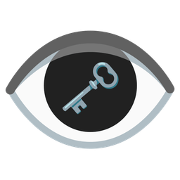 eye and old key