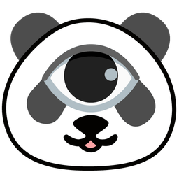 eye and panda