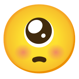 eye and pleading face