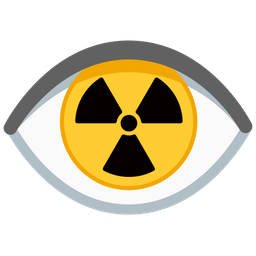 eye and radioactive