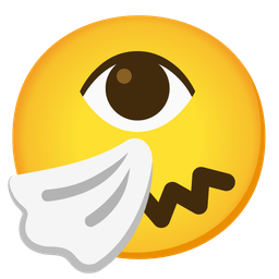 eye and sneezing face