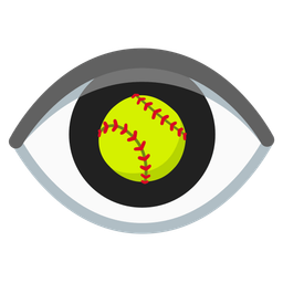 eye and softball