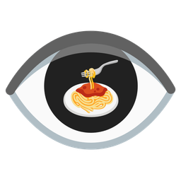 eye and spaghetti