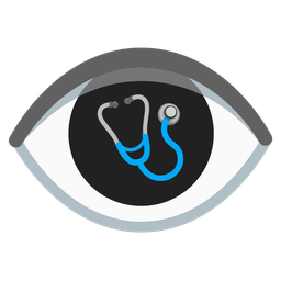 eye and stethoscope