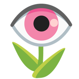 eye and tulip