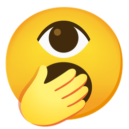 eye and yawning face