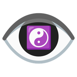 eye and yin yang
