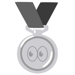 eyes and 2nd place medal