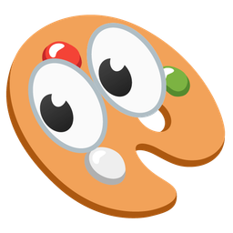 eyes and artist palette