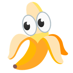 eyes and banana