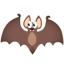 eyes and bat