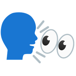 eyes and bust in silhouette