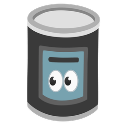 eyes and canned food