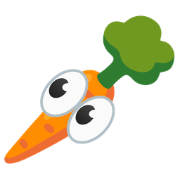 eyes and carrot