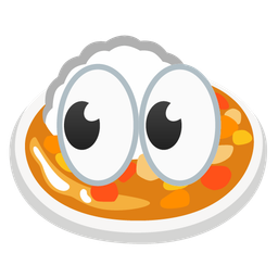 eyes and curry rice