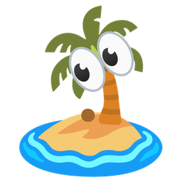 eyes and desert island