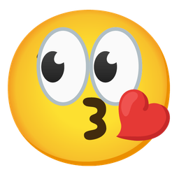 Eyes and Face blowing a kiss