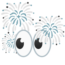 eyes and fireworks