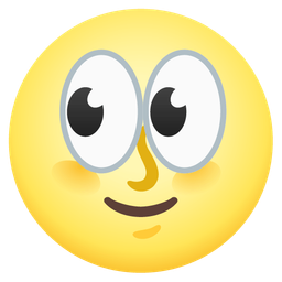 eyes and full moon face