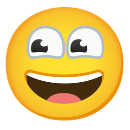 Eyes and Grinning face with smiling eyes