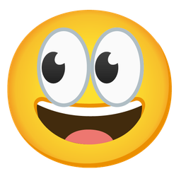 Eyes and Grinning face