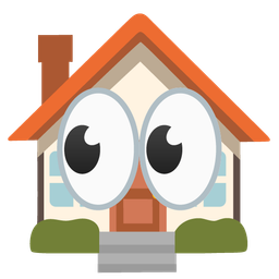 eyes and house