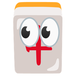 eyes and mahjong red dragon