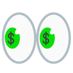 Eyes and Money-mouth face