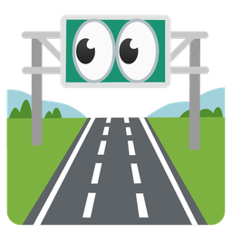 eyes and motorway
