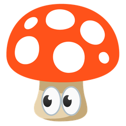 eyes and mushroom