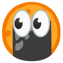 eyes and rice cracker