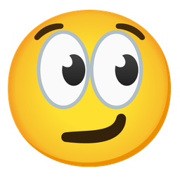 eyes and smirking face