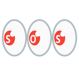 eyes and SOS button