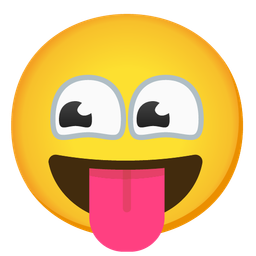 Eyes and Squinting face with tongue