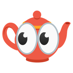 eyes and teapot