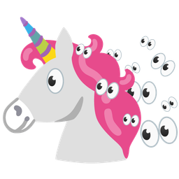 eyes and unicorn