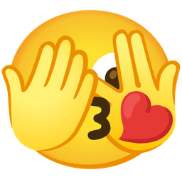 face blowing a kiss and face with peeking eye