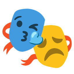 face blowing a kiss and performing arts