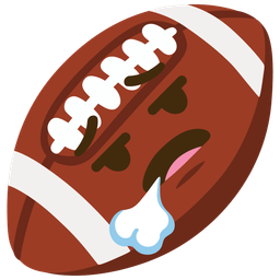 face exhaling and american football