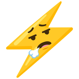 face exhaling and high voltage