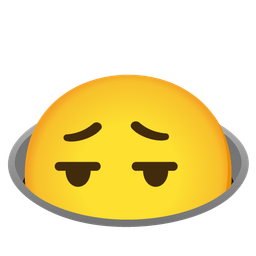 face exhaling and hole