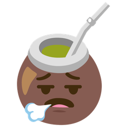 face exhaling and mate