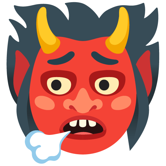 Face exhaling and Ogre