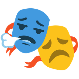 face exhaling and performing arts